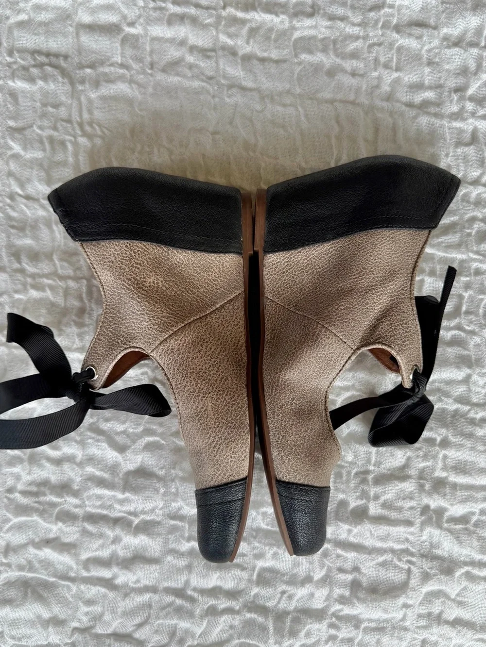 Jeffrey Campbell x Vintage Havana Ynez Two Tone Bow Pump Size 8.5